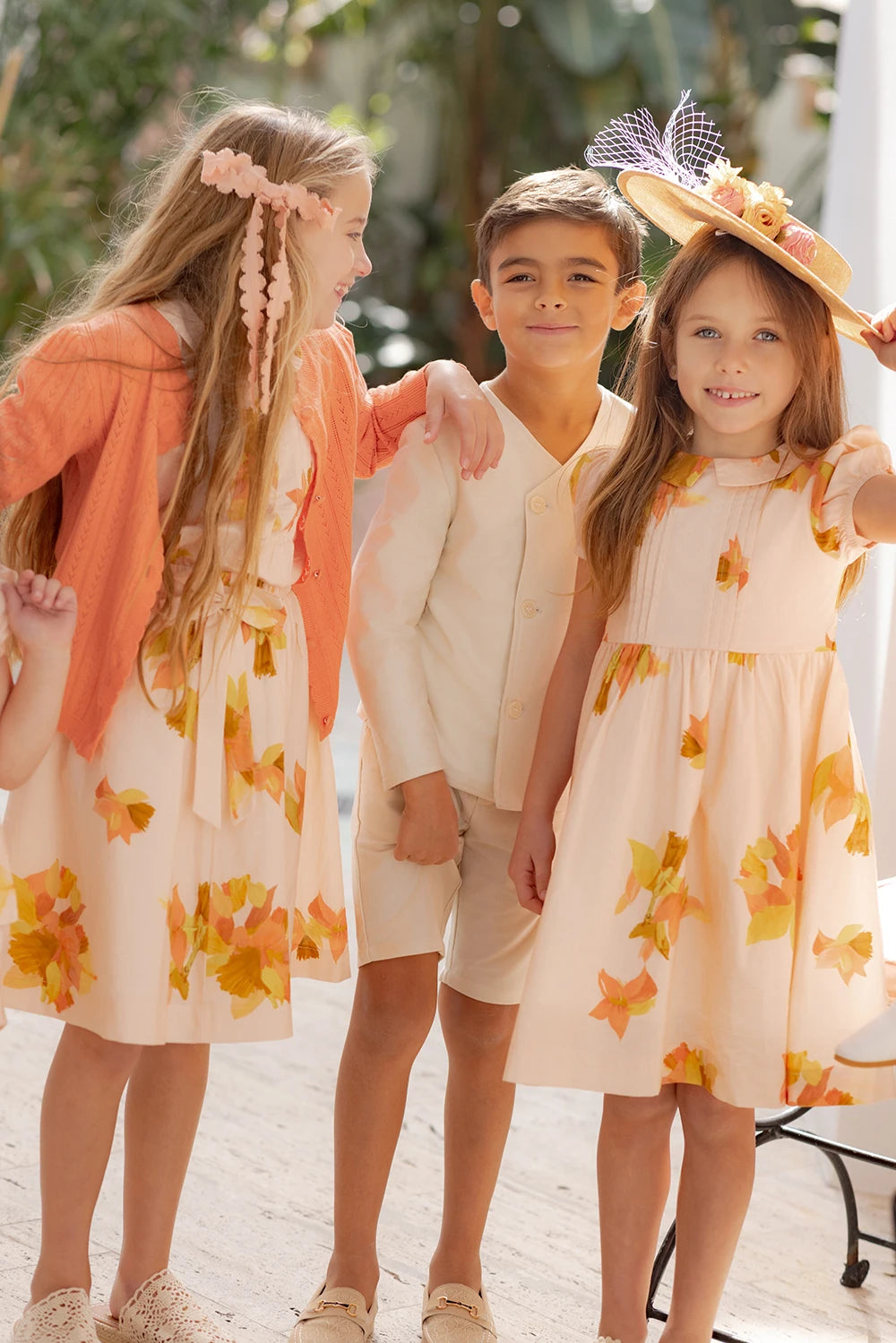Matching Floral Set for Siblings