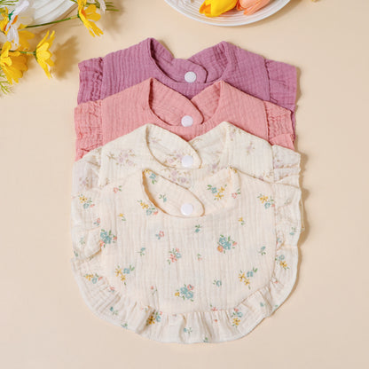 Muslin Cloth 4pcs/set Children Bib Set