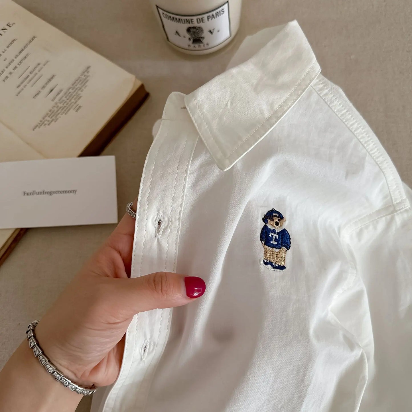 Spring Cartoon Boys & Girls Long Sleeve Blouses Shirts