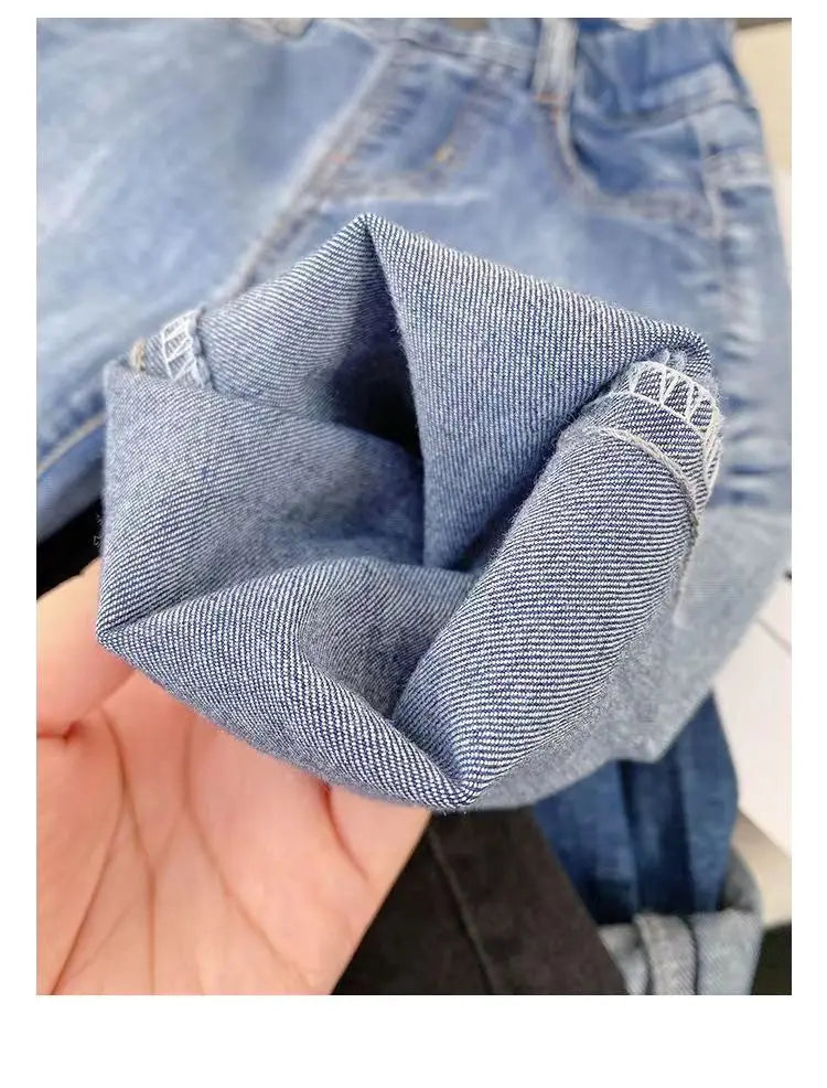 Boys Loose Thin Denim Long Pants