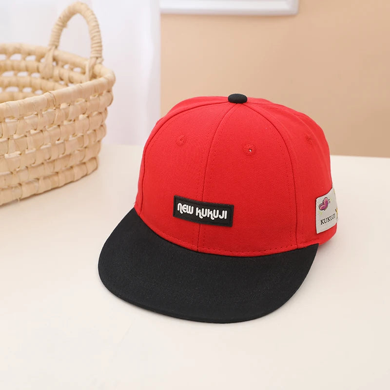Flat Brim Baseball Cap for Boys