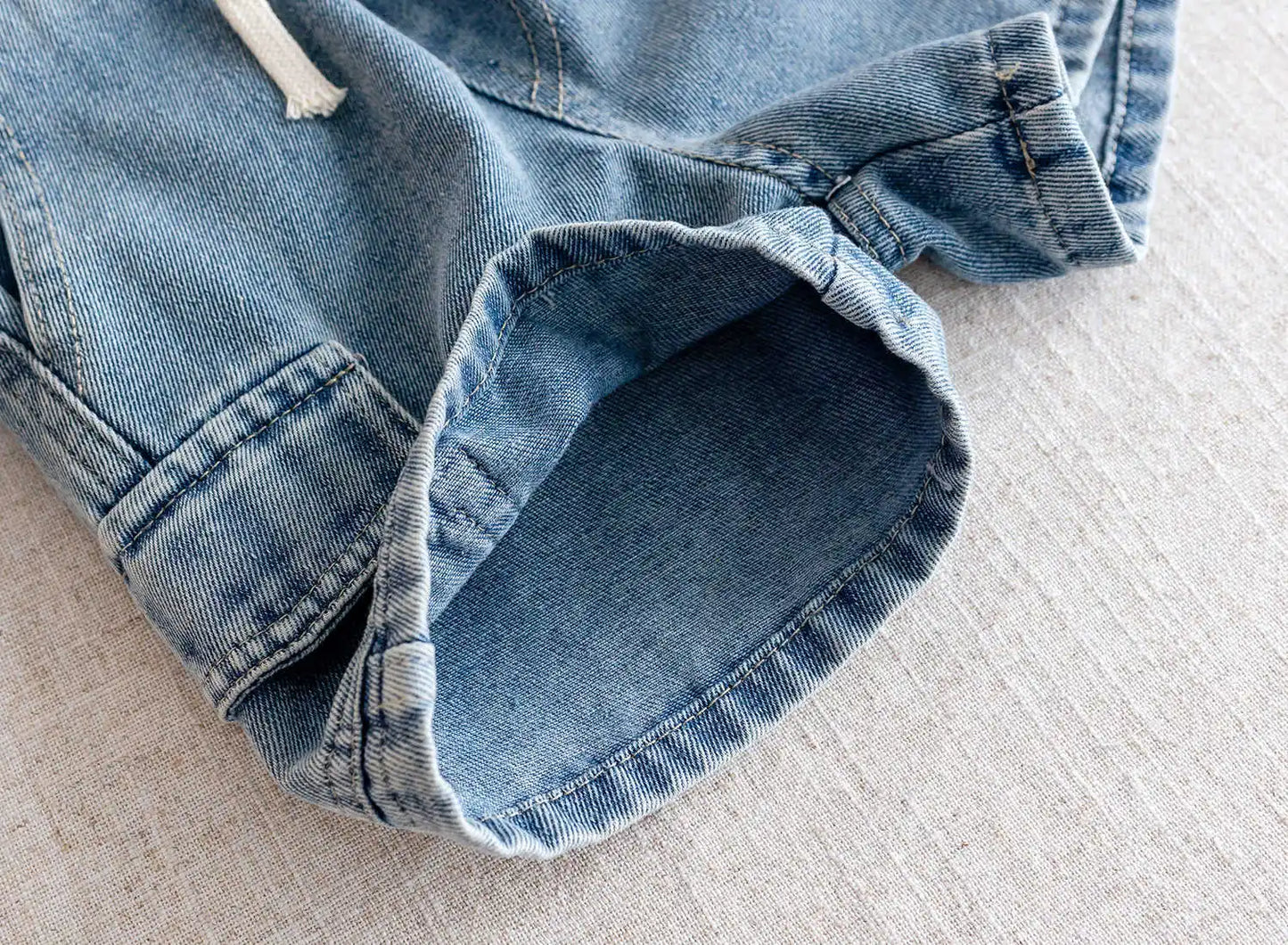 Boys Denim Cargo Shorts