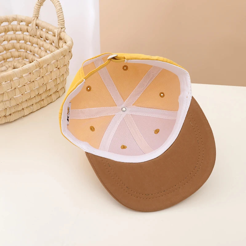 Flat Brim Baseball Cap for Boys