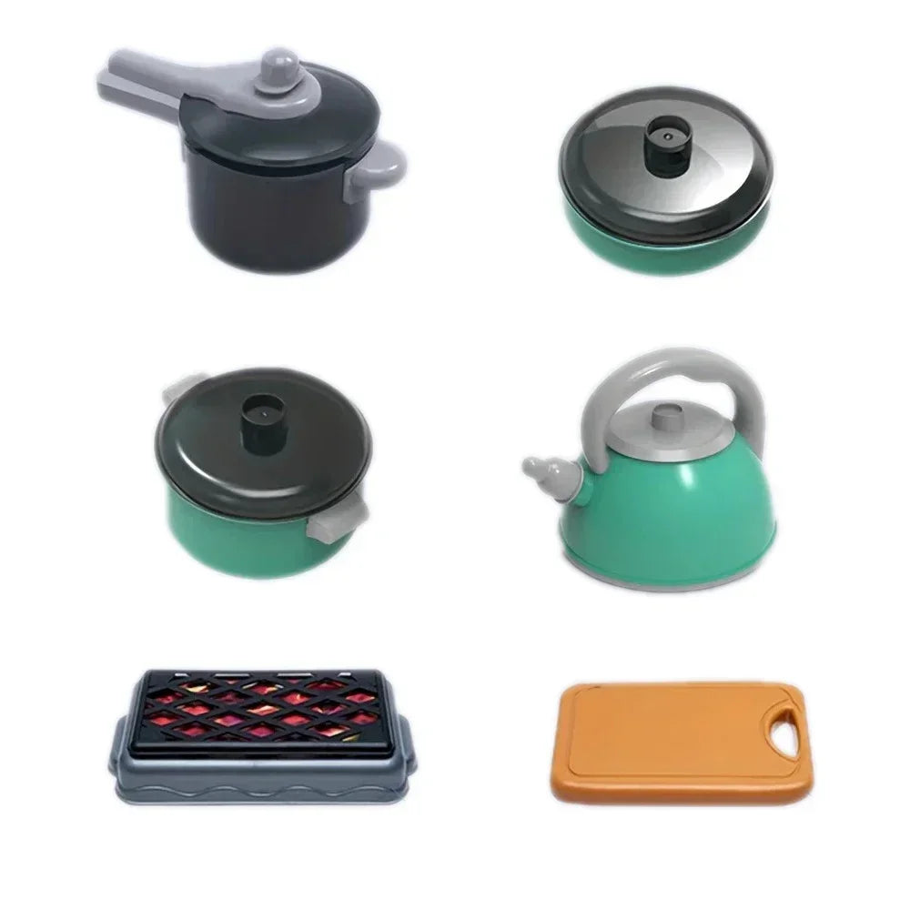 Kitchen Set with Realistic Cooking Tools