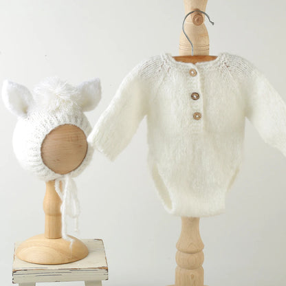 Newborn knitted Horse Jumpsuits Outfit