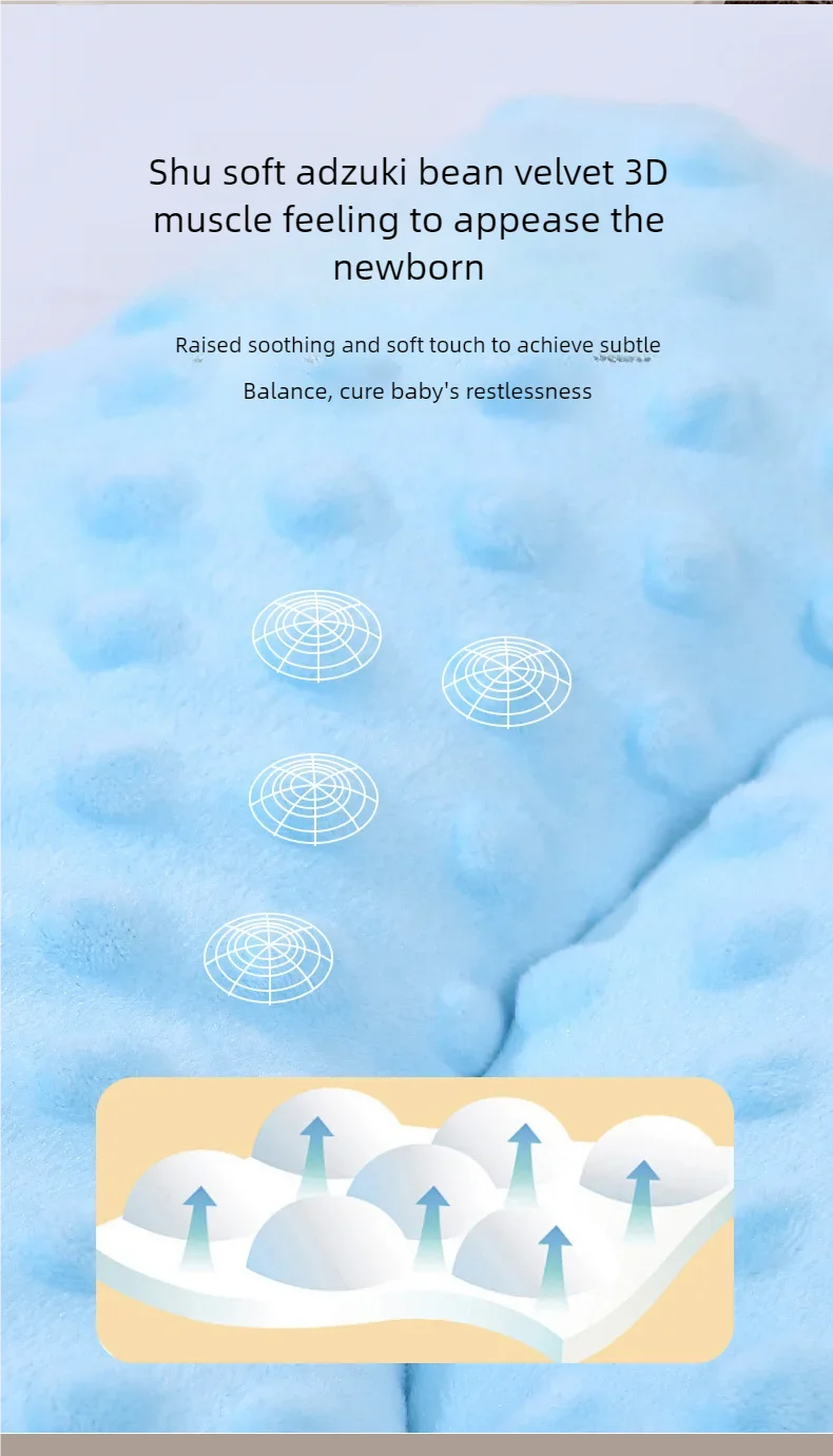 Multicoloured Baby Cushion for Car Seat