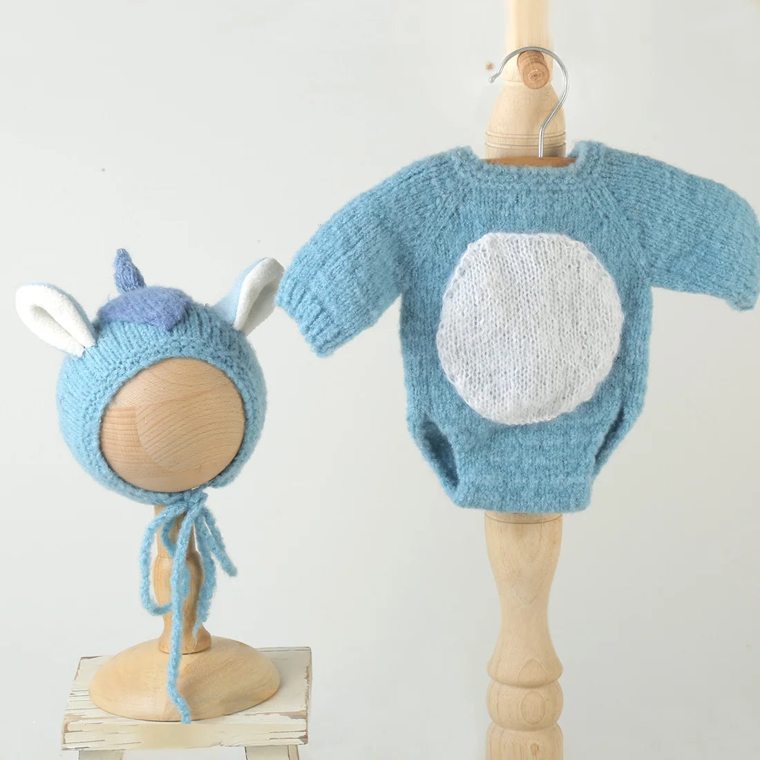 Newborn knitted Horse Jumpsuits Outfit