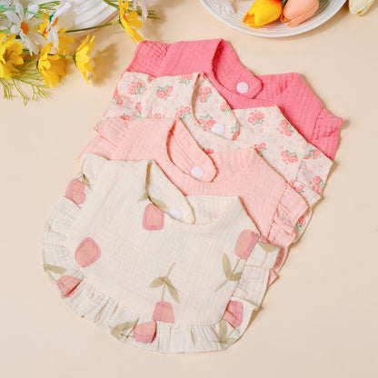 Muslin Cloth 4pcs/set Children Bib Set
