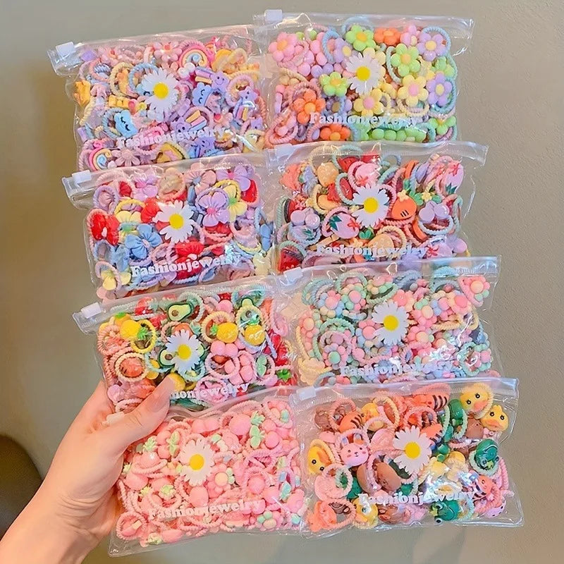 20 Pieces - Small Hair Ties for Toddlers