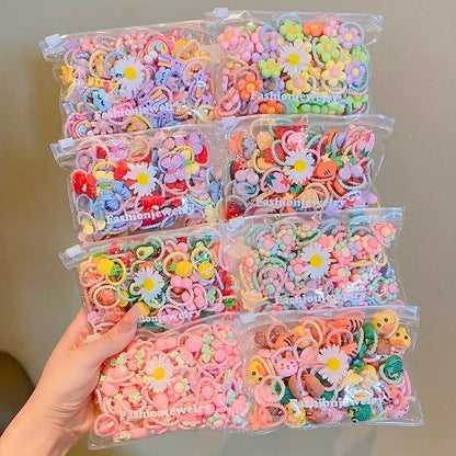 20 Pieces - Small Hair Ties for Toddlers