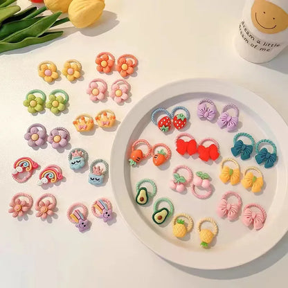 20 Pieces - Thick Fabric Hair Ties