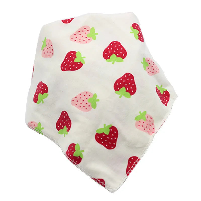 Baby Triangle Cotton Cartoon Bibs