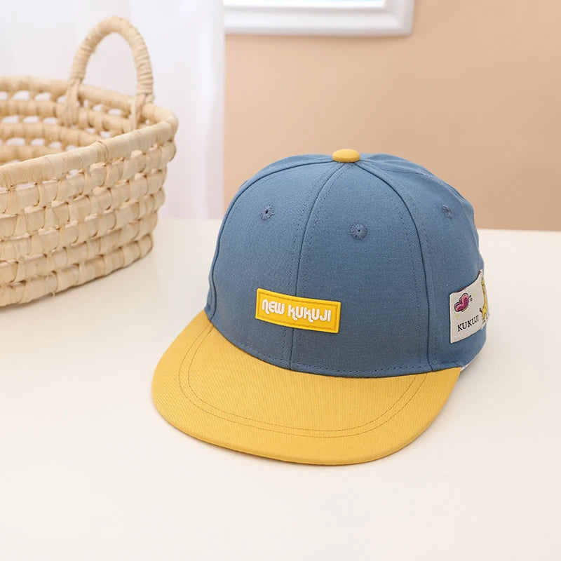Flat Brim Baseball Cap for Boys