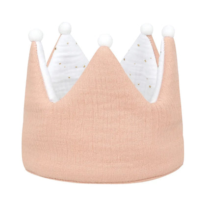 Double Sided Cotton Baby Birthday Crown Hat