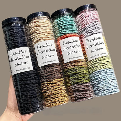 100pcs Seamless Hair Rings Elastic Hair Ties