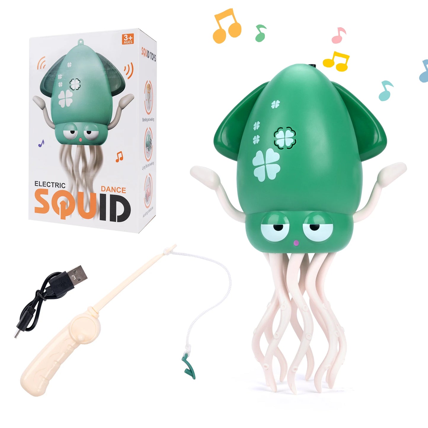 Electronic Pet Toys Dancing Octopus, Duck Musical Penguin & Singing Crab