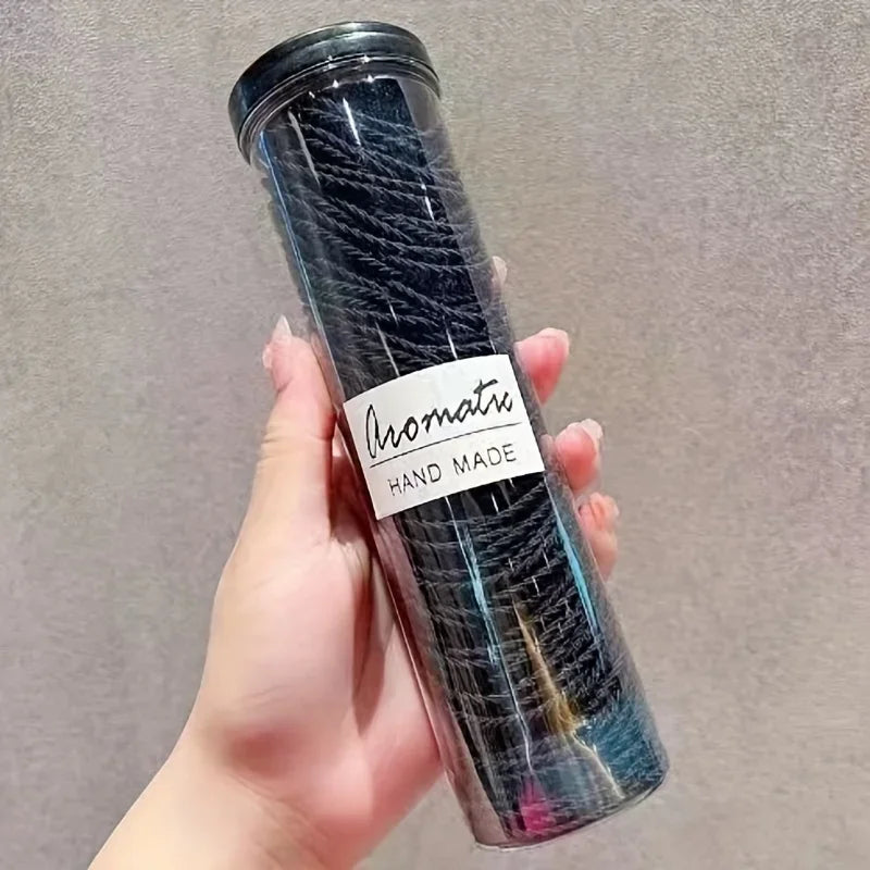 100pcs Seamless Hair Rings Elastic Hair Ties