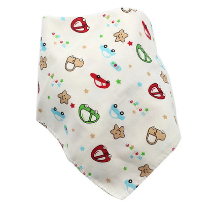 Baby Triangle Cotton Cartoon Bibs