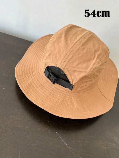 Adjustable Drawstring Bucket Hat Summer Outdoor Fun