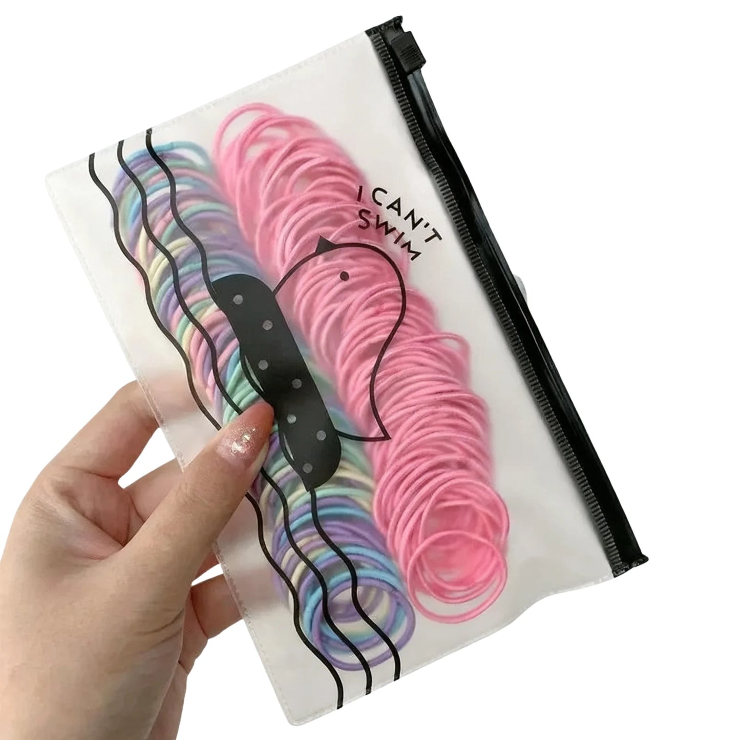 100 Pieces- Cute Hair Ties For Kids & Girls