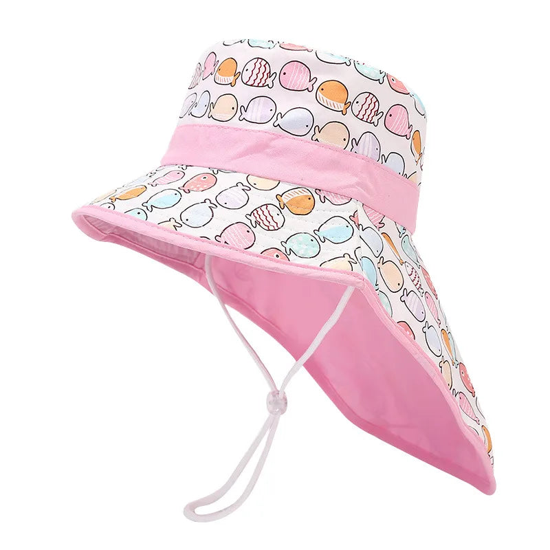 Summer Fisherman Bucket Hat for Boys & Girls