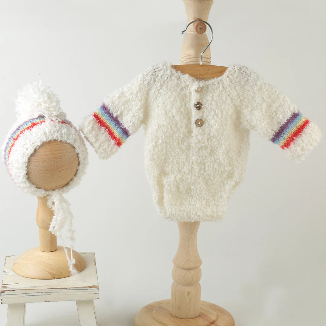 Newborn knitted Horse Jumpsuits Outfit