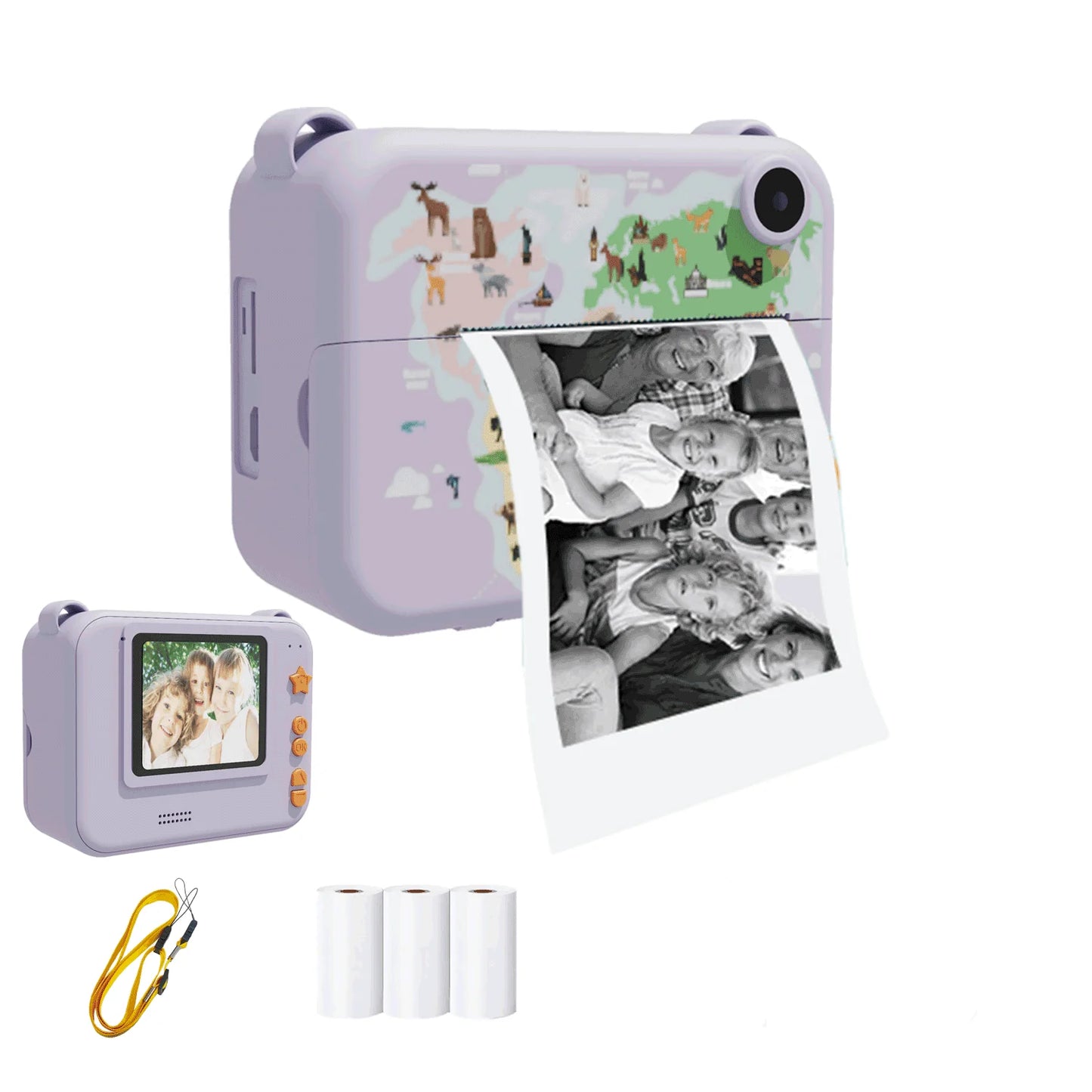 Kids Digital Camera Photography Instantly Prints Photos