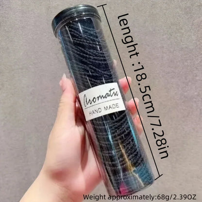 100pcs Seamless Hair Rings Elastic Hair Ties