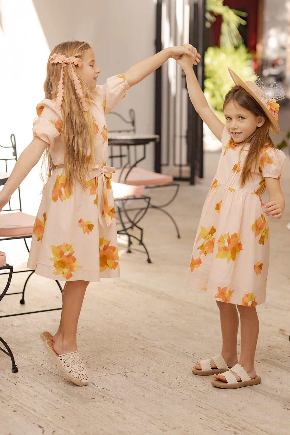 Matching Floral Set for Siblings