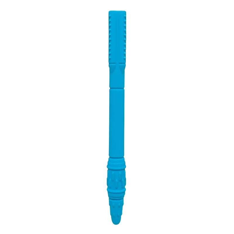 1pcs Straw Teether Children's Toy Soft Silicone Hollow Molar Stick Non-toxic Durable