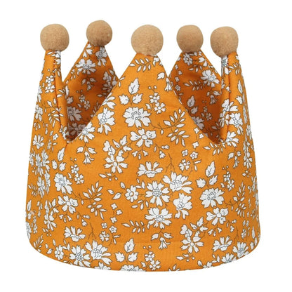 Double Sided Cotton Baby Birthday Crown Hat