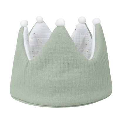 Double Sided Cotton Baby Birthday Crown Hat