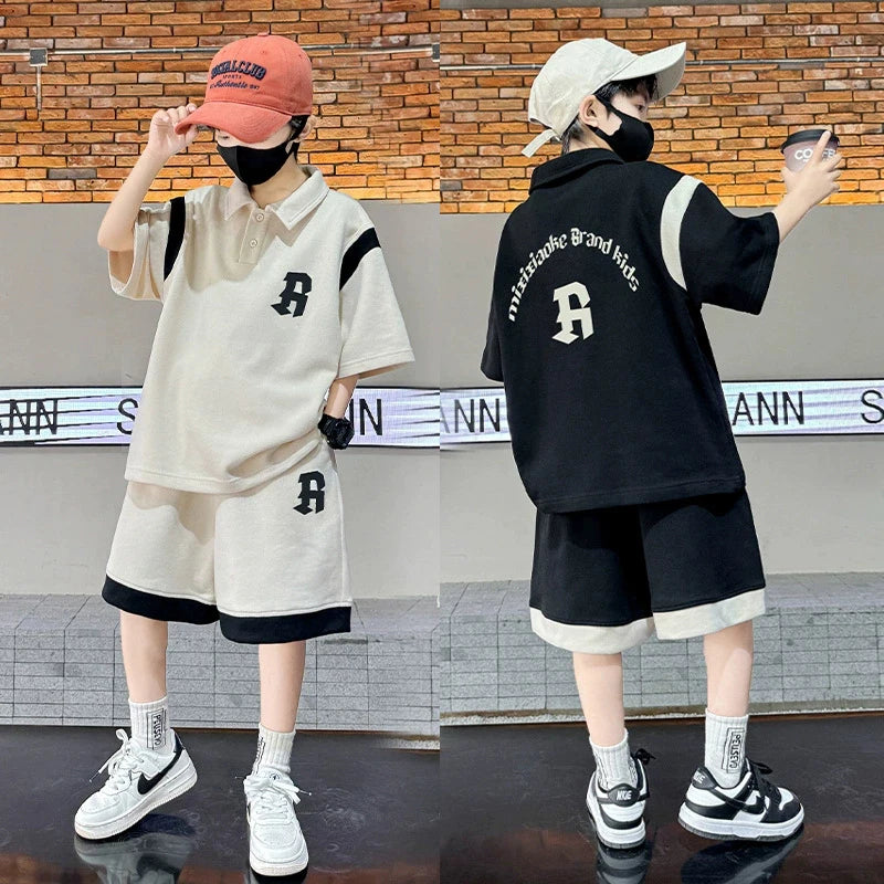 Teenagers Summer Boys Clothing Sets
