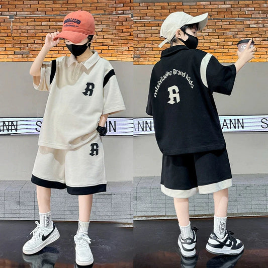 Teenagers Summer Boys Clothing Sets