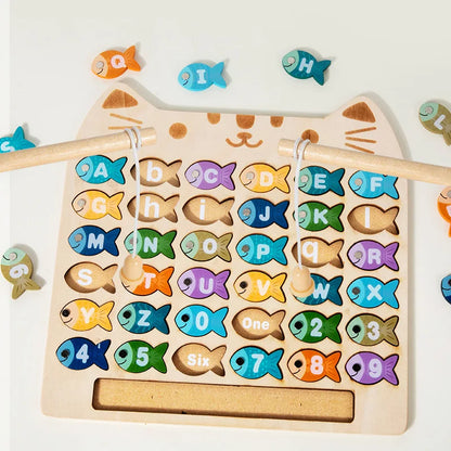 Fishing Game Toys - Alphabetical Fishes, Great for Learning ABC’s