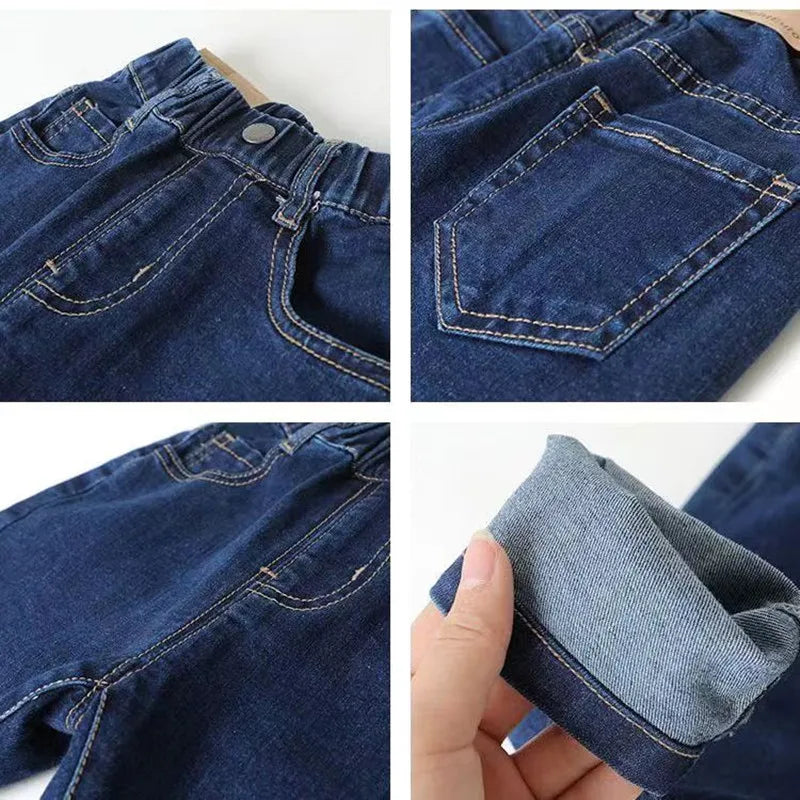 Boys Loose Thin Denim Long Pants