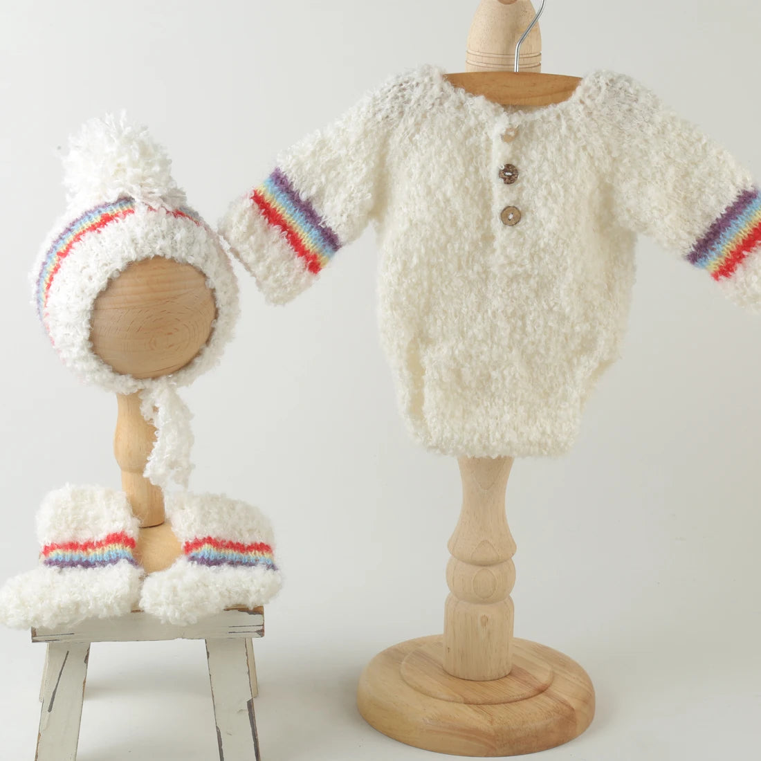 Newborn knitted Horse Jumpsuits Outfit