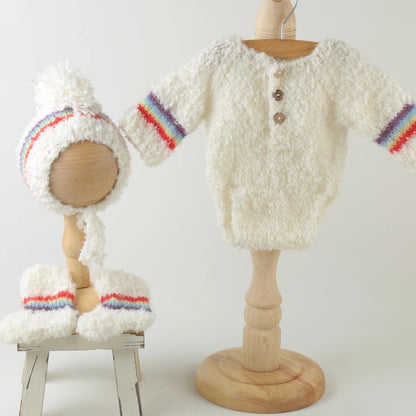 Newborn knitted Horse Jumpsuits Outfit