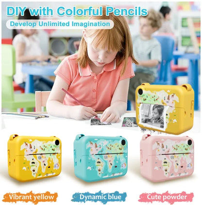 Kids Digital Camera Photography Instantly Prints Photos