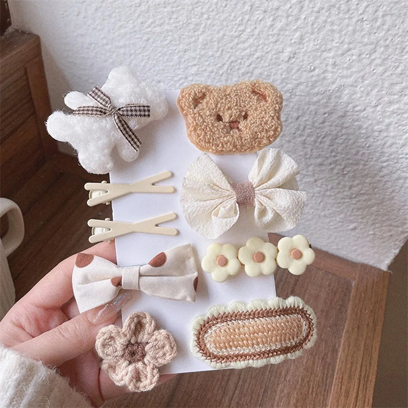 9PCS Set Hair Clip Accessories for Girls