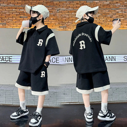 Teenagers Summer Boys Clothing Sets