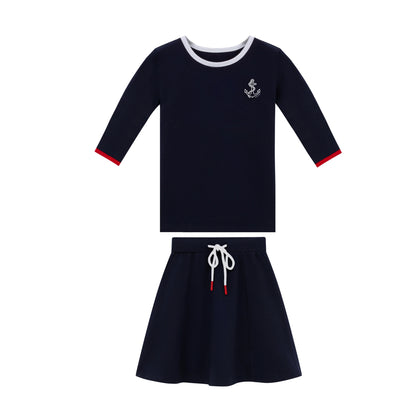 Matching Anchor Summer Outfit Set for Girls & Boys