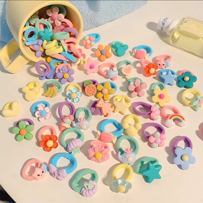 20 Pieces - Thick Fabric Hair Ties